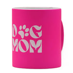 BECHER DOG MOM - NEON-PINK