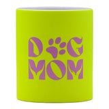 BECHER DOG MOM - NEON-GELB