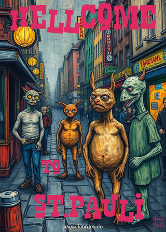 POSTER-14-HELLCOME TO ST. PAULI - 50x70cm